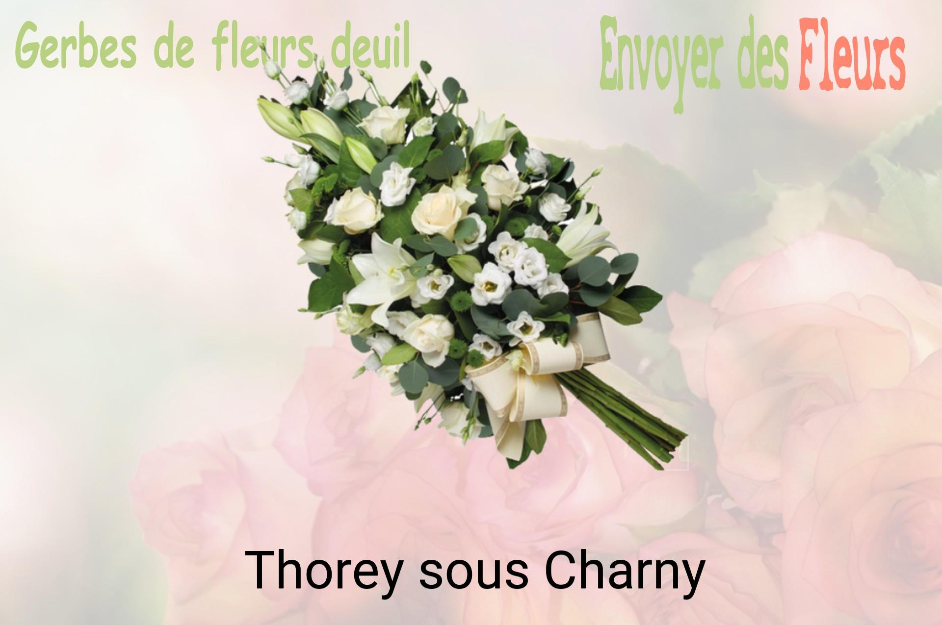 Gerbe de fleurs de deuil livrée à Thorey-sous-Charny